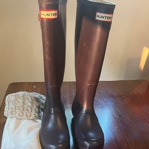 Hunter rain boots
